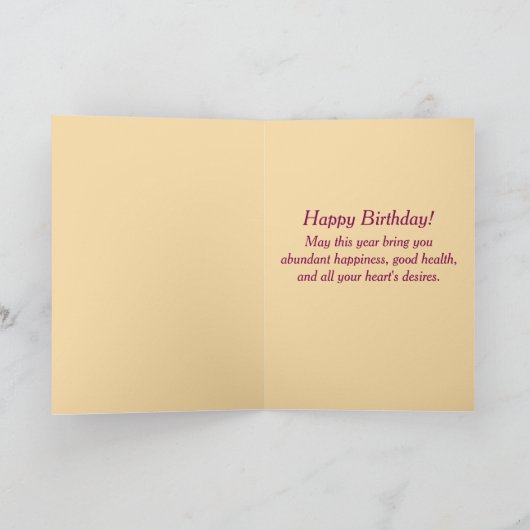 Happy Birthday LoveCircle Wenskaart Kaart (Binnen)