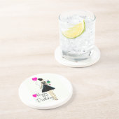 ***HAPPY BIRTHDAY LOVELY LADY** ZANDSTEEN ONDERZETTER (Zijkant)