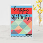 Happy Birthday, maak een wens Kaart (Gele Bloem)