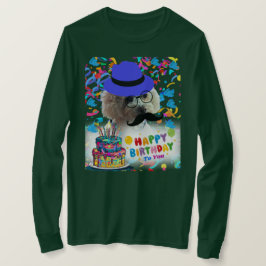 Happy Birthday Maak een Wish Poedel T-shirt