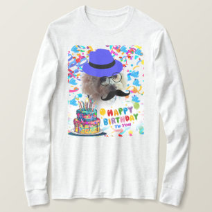 Happy Birthday Maak een Wish Poedel T-shirt