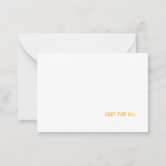 Happy Birthday maakt een WISH met kleurrijke Confe Notitiekaartje (Achterkant)