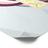 Happy Birthday Mad Hatter Tea Party Poster (Hoek)