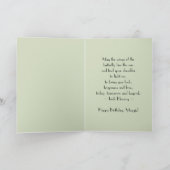 Happy Birthday Maggie Monarch Butterfly Kaart (Binnen)