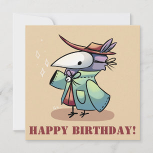 Happy Birthday, magical bird Feestdagenkaart