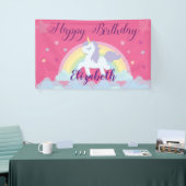 Happy Birthday Magical Unicorn banner (Beurs)