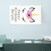 Happy Birthday | Magische Unicorn Spandoek (Beurs)