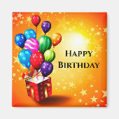 Happy Birthday Magneet (Voorkant)