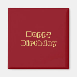 Happy Birthday Magneet