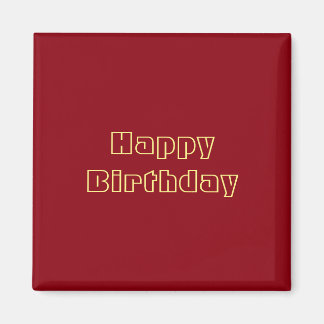 Happy Birthday Magneet