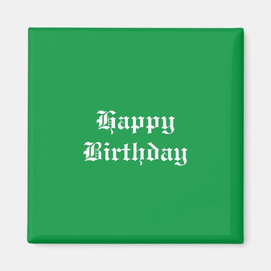 Happy Birthday Magneet (Voorkant)