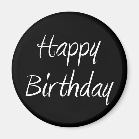 Happy Birthday Magneet (Voorkant)