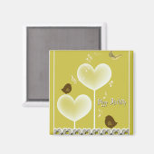 Happy Birthday Magneet (Voorkant / Achterkant)