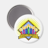 Happy Birthday Magneet (Voorkant / Achterkant)