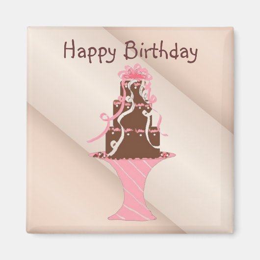 Happy Birthday Magneet (Voorkant)