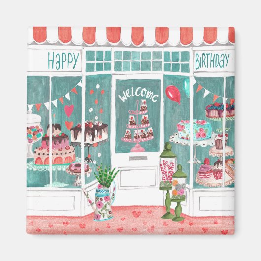 Happy Birthday | Magneet (Voorkant)