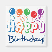 Happy Birthday Magneet (Voorkant)