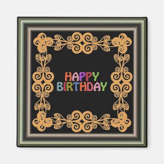Happy Birthday Magnet (Voorkant)