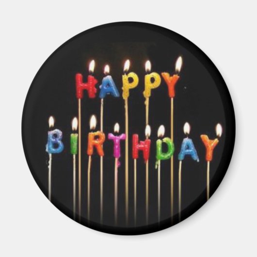 Happy Birthday Magnet (Voorkant)