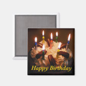 Happy Birthday Magnet (Voorkant / Achterkant)