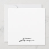 Happy Birthday: Magnolia Flower Kaart (Achterkant)