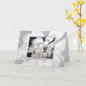 Happy Birthday Magnolia Kaart (Gele Bloem)