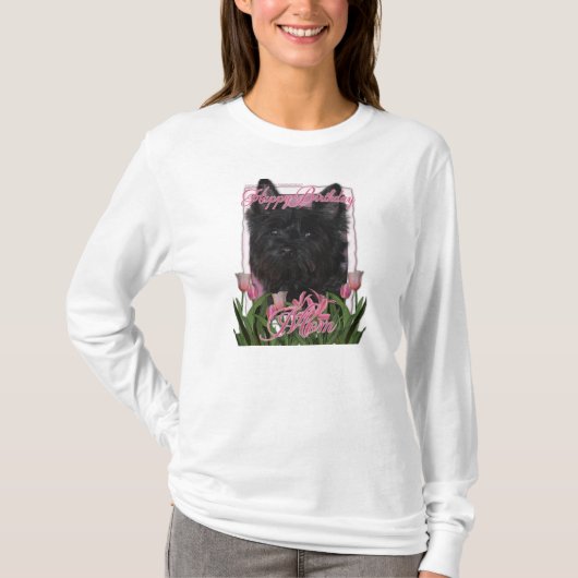 Happy Birthday Mam - Caïro - Zwart - Rosco T-shirt (Voorkant)