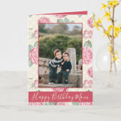 Happy Birthday Mam Floral Kaart (Gele Bloem)