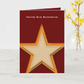 Happy Birthday Mam Folded Wenskaart Kaart (Gele Bloem)