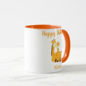 Happy Birthday Mam Giraffe en Baby Mok (Voorkant rechts)