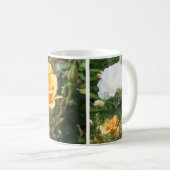 Happy Birthday, mam Mok met geel en witte rozen (Voorkant rechts)