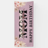 Happy Birthday Mam Party Spandoek (Verticaal)
