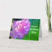 Happy Birthday mam Roze Azalea Flower Kaart (Voorkant)