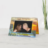 Happy Birthday Mam Sunset 2295 Greeting Kaart (Voorkant)