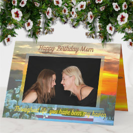 Happy Birthday Mam Sunset 2295 Greeting Kaart