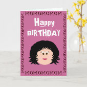 Happy Birthday Mam (Zoon) Kaart (Gele Bloem)