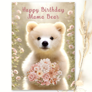 Happy Birthday Mama Beer houdt van je beenveel Kaa Aankondiging