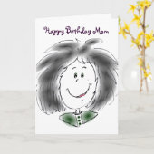 Happy Birthday mama Kaart (Gele Bloem)