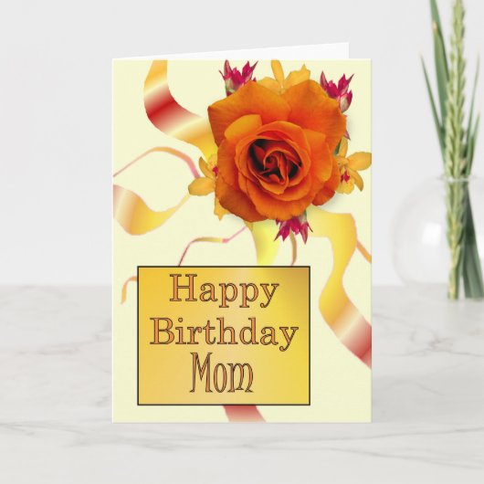Happy Birthday mama Kaart (Voorkant)