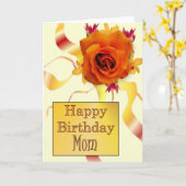 Happy Birthday mama Kaart (Gele Bloem)