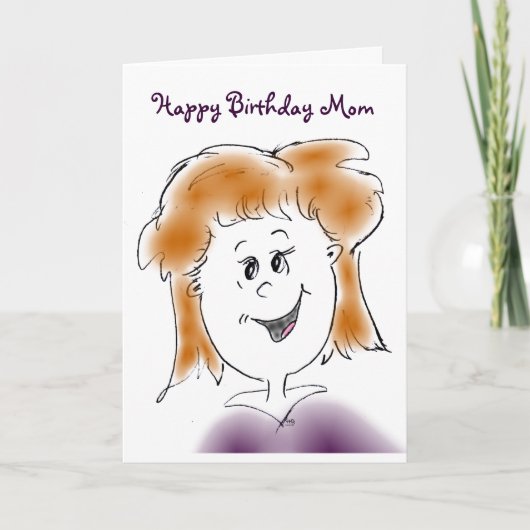 Happy Birthday mama Kaart (Voorkant)