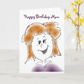 Happy Birthday mama Kaart (Gele Bloem)