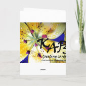 Happy Birthday mama Kaart (Achterkant)