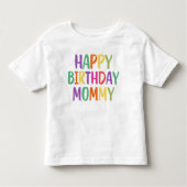 Happy Birthday mama Kinder Shirts (Voorkant)