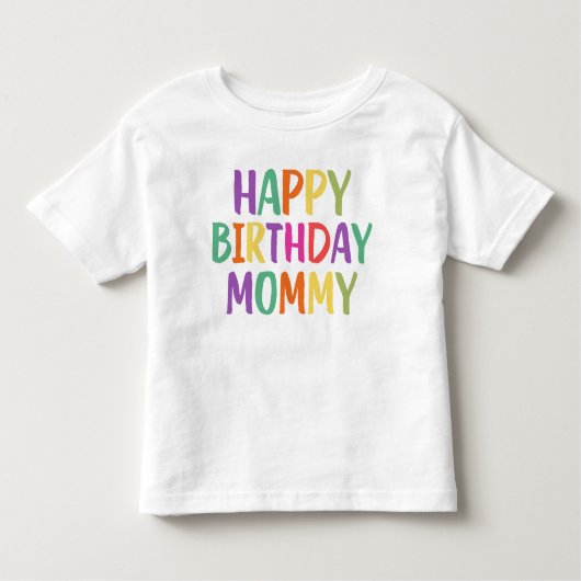 Happy Birthday mama Kinder Shirts (Voorkant)