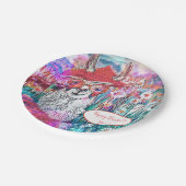 Happy Birthday Mama Llama aanpassen Papieren Bordje (Gekanteld)