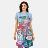 Happy Birthday Mama Llama aanpassen Schort (Gedragen)