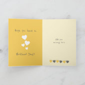 Happy Birthday Mama oranje foto Kaart (Binnen)