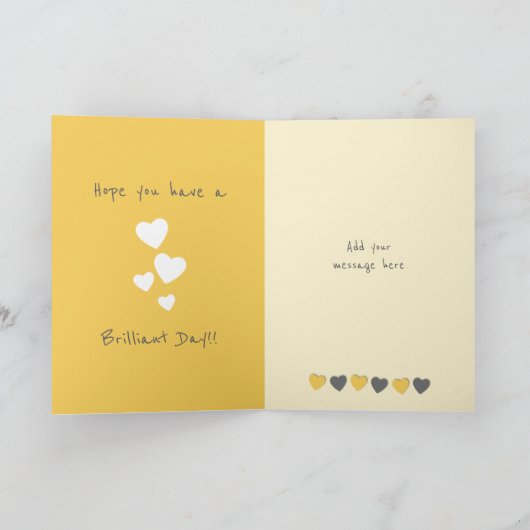 Happy Birthday Mama oranje foto Kaart (Binnen)