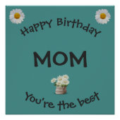 Happy Birthday mama Poster (Voorkant)